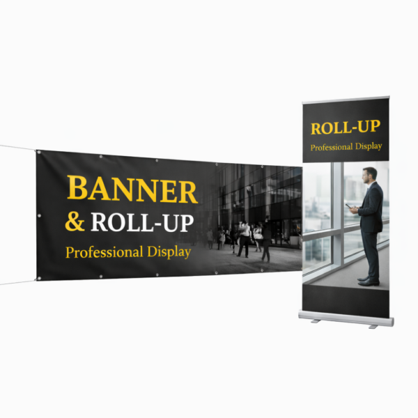 Bannere și roll-up-uri personalizate pentru evenimente