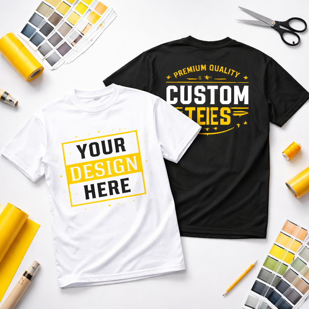 Tricouri personalizate cu logo, imprimare DTF