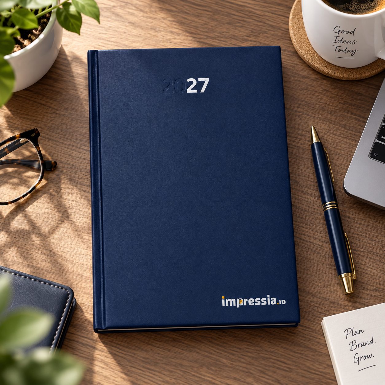 Agenda 2027 bleumarin personalizata