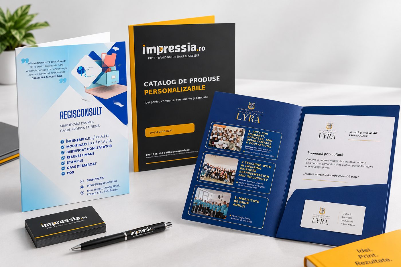 Mape de prezentare personalizate