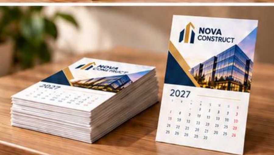 Calendar de buzunar personalizat, 70 × 100 mm, laminat
